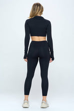 Load image into Gallery viewer, Long Sleeve Activewear Set Top and Leggings