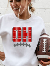 Load image into Gallery viewer, OH Stitch with Football Field Cozy Crewneck