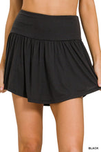 Load image into Gallery viewer, Wide Band Tennis Skirt with Zippered Back Pocket