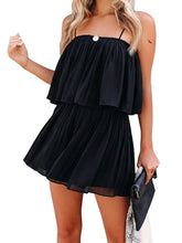 Load image into Gallery viewer, Ruched Spaghetti Strap Romper