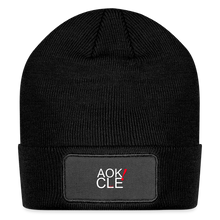 Load image into Gallery viewer, AOK! Patch Beanie - black