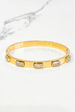 Load image into Gallery viewer, Natural Elements Gold Studded Bangle Bracelet