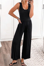 Load image into Gallery viewer, Full Size Scoop Neck Wide Strap Jumpsuit