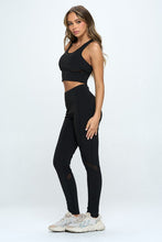 Load image into Gallery viewer, Women&#39;s Two Piece Activewear Set Cut Out Detail