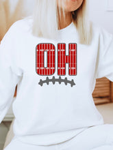 Load image into Gallery viewer, OH Stitch with Football Field Cozy Crewneck