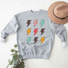 Load image into Gallery viewer, Lightning Bolts Graphic Sweatshirt