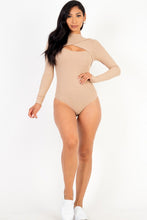 Load image into Gallery viewer, Front Cutout Long Sleeve Bodysuit