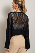 Load image into Gallery viewer, Eyelet Knit Cardigan