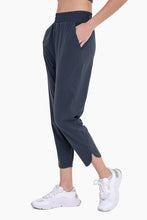 Load image into Gallery viewer, Athleisure Joggers with Curved Notch Hem - Mono B