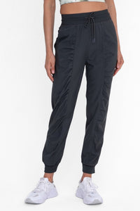 Ruched Front Active Joggers- Mono B