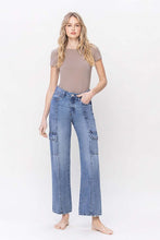 Load image into Gallery viewer, Vervet by Flying Monkey High Rise Dad Cargo Jeans