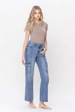 Load image into Gallery viewer, Vervet by Flying Monkey High Rise Dad Cargo Jeans