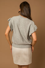 Load image into Gallery viewer, Ruffle Sleeve Knit Top