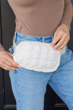 Load image into Gallery viewer, Anya Quilted Puffer Sling Belt Fanny Bum Bag