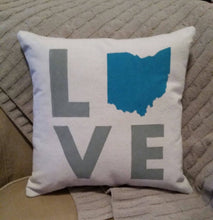 Load image into Gallery viewer, State Love and Pride Pillow