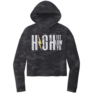 Triple High Crop Hoodie
