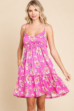 Load image into Gallery viewer, Culture Code Full Size Floral Ruffled Cami Dress
