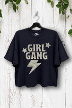 Load image into Gallery viewer, VPC143-P6233 - GIRL GANG BOXY CROP T-SHIRT: CREAM / MEDIUM