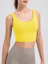 Load image into Gallery viewer, Scoop Neck Wide Strap Active Tank