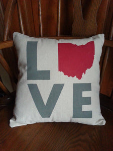 State Love and Pride Pillow
