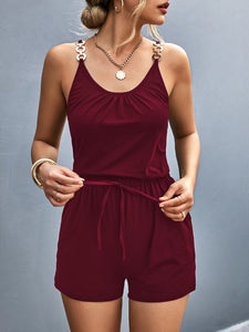 Scoop Neck Romper with Pockets (3 colors)