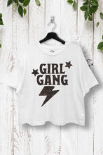 Load image into Gallery viewer, VPC143-P6233 - GIRL GANG BOXY CROP T-SHIRT: BLACK / LARGE