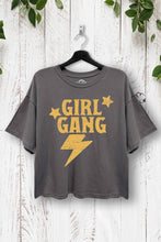 Load image into Gallery viewer, VPC143-P6233 - GIRL GANG BOXY CROP T-SHIRT: CREAM / MEDIUM