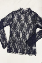 Load image into Gallery viewer, Floral print lace long sleeves top (6 colors)