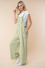 Load image into Gallery viewer, White Birch Texture Sleeveless Wide Leg Jumpsuit