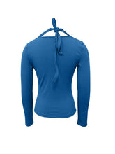 Load image into Gallery viewer, Crisscross Halter Neck Long Sleeve T-Shirt (3 colors)