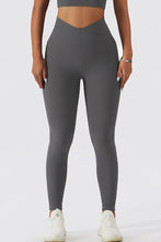 Load image into Gallery viewer, Basic Bae Crossover Waist Active Leggings (multiple colors)