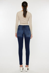 Kancan Mid Rise Gradient Skinny Jeans