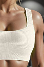 Load image into Gallery viewer, Square Neck Wide Strap Active Bra