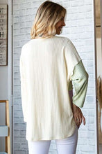 Load image into Gallery viewer, Culture Code Color Block Round Neck Dropped Shoulder Blouse