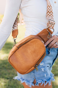 Faux Leather Crossbody