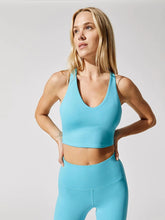 Load image into Gallery viewer, Solid Back Crisscross Sports Bra &amp; Wide Waistband Leggings Set