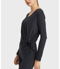 Load image into Gallery viewer, Flowy Long-Sleeved V-Neck Top