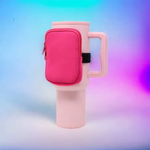 Load image into Gallery viewer, New! Neoprene Tumbler Bag | Solid Hot Pink
