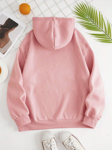 Drawstring Dropped Shoulder Hoodie (variety of colors)