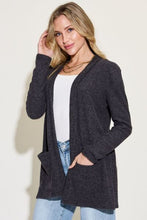 Load image into Gallery viewer, Zenana Open Front Long Sleeve Cardigan