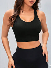 Load image into Gallery viewer, Cutout Racerback Scoop Neck Active Tank