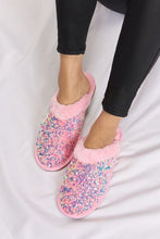 Load image into Gallery viewer, Forever Link Sequin Plush Round Toe Slippers