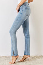 Load image into Gallery viewer, Kancan Full Size Mid Rise Y2K Slit Bootcut Jeans