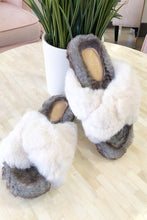 Load image into Gallery viewer, Feeling Cozy White Slippers