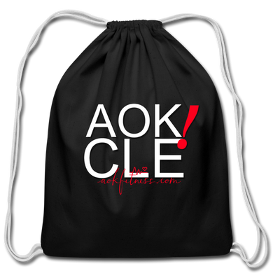 AOK! CLE Drawstring Bag - black